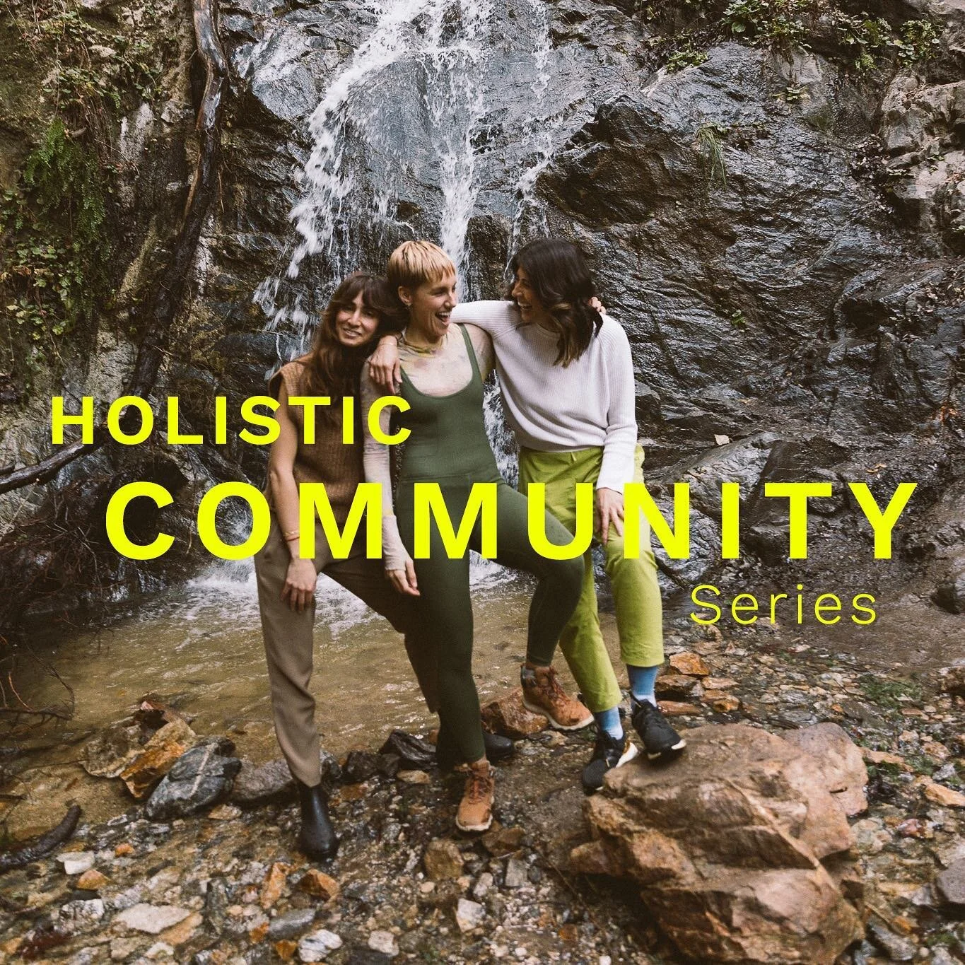 I&rsquo;m so excited to announce our new offering, the &lsquo;Holistic Community Series&rsquo;.

Here&rsquo;s some information on the series and even more details are online. 

Modern society keeps us feeling isolated, lonely, and detached, which can
