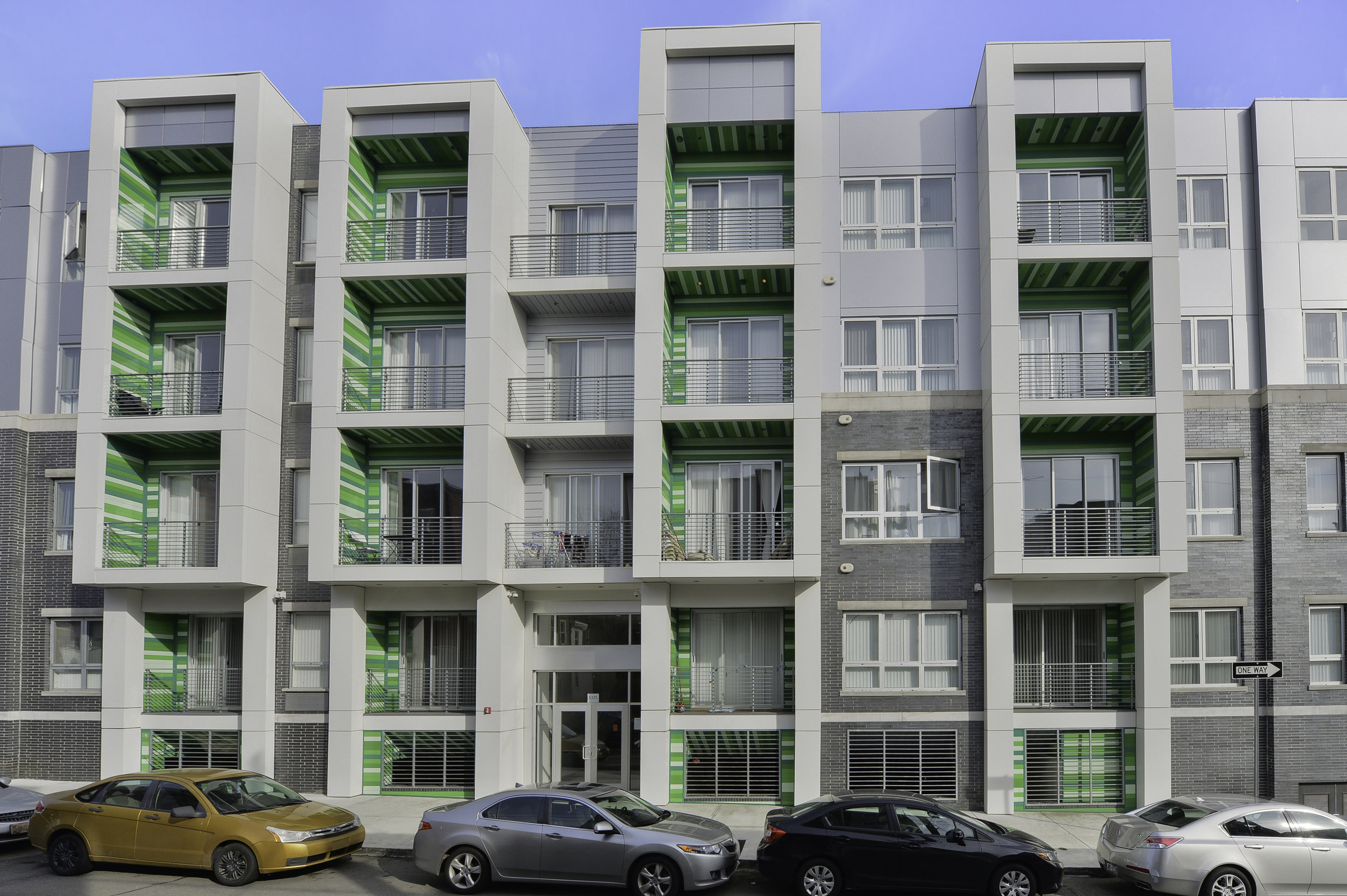 Newly Constructed Mid-Rise Apartments