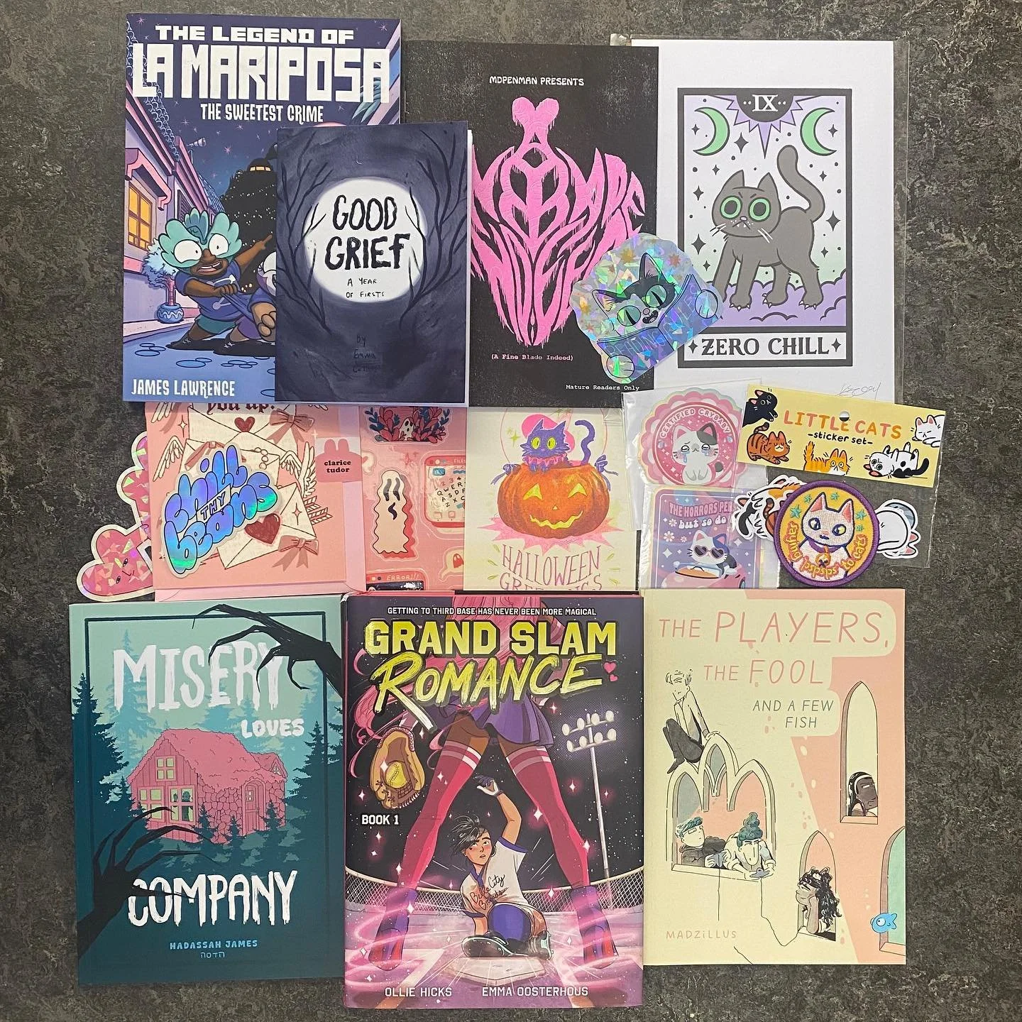 Had a flipping lovely day at @thoughtbubblefestival on Sunday. This is my quite modest haul. Featuring: @theartofecollins @kingfridayjoe @mdpenman @kbaczynski @claricetudor @kayleerowena @ellen_stubbings @hadassahartist @eoosterhous @drolliehicks and