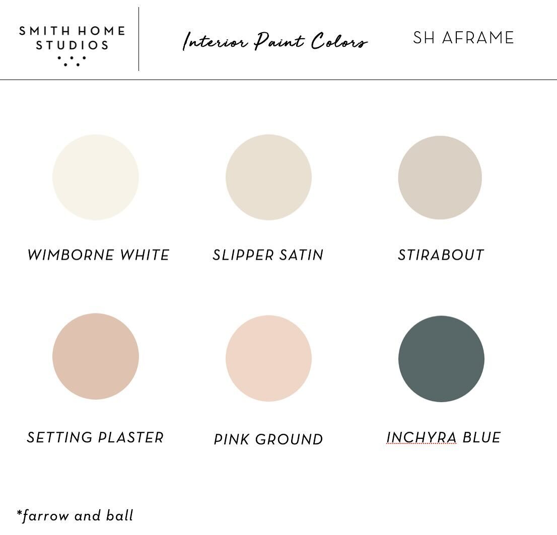 With the help of the lovely Polly Morozov from @ampersand_interiors_garden, we picked the most gorgeous colors for the #smithhomestudios paint palette.