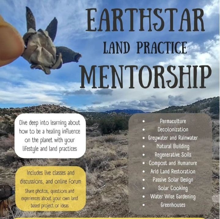I'm so excited to share this six month Earthstar land practice mentorship with my dear friend @amandabramble. This is an extraordinary opportunity to immerse in what it means to live in partnership with nature with someone who has devoted their life 