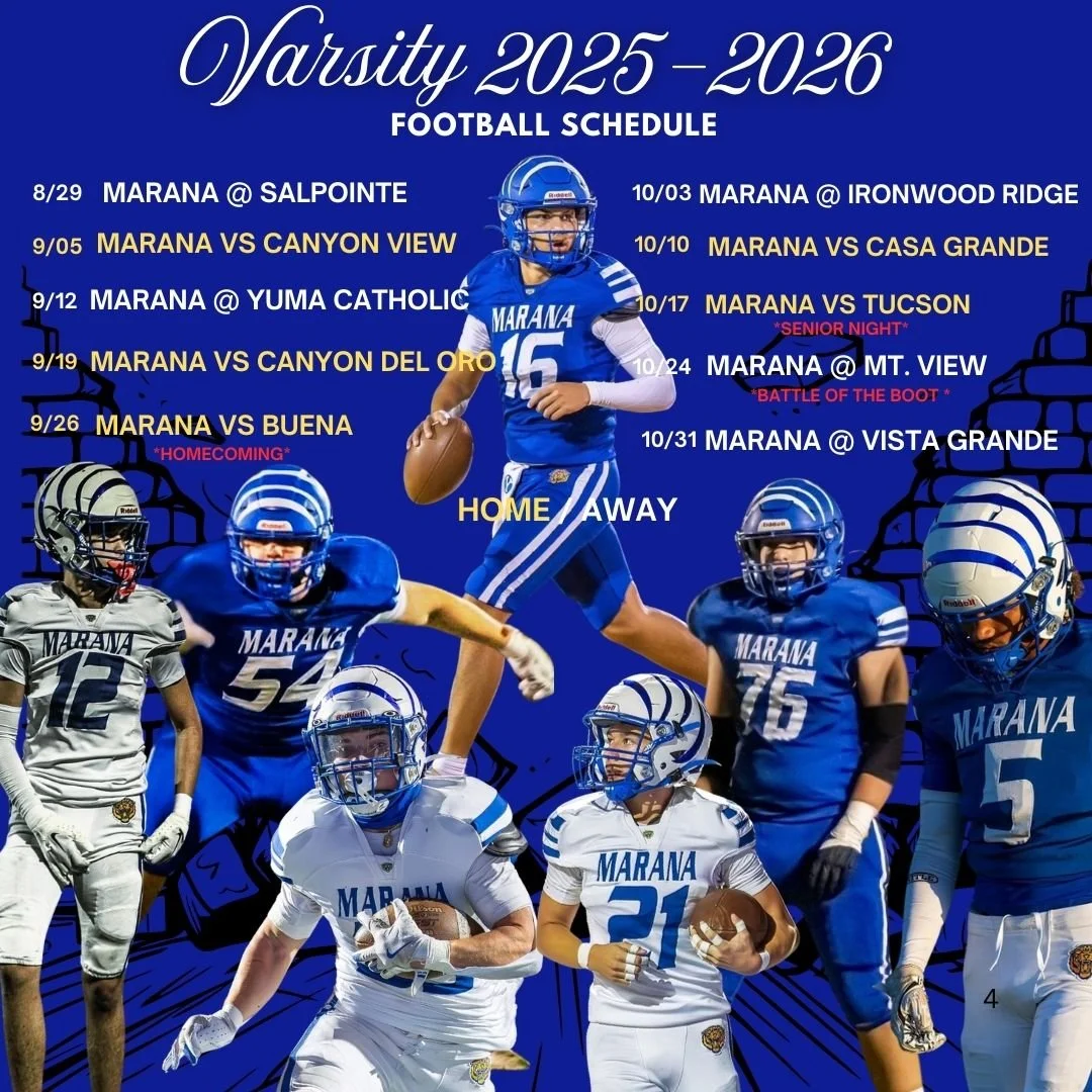 Football Schedule — Marana Tigers