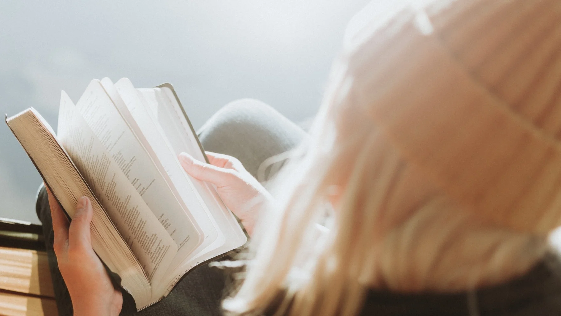 girl reading book