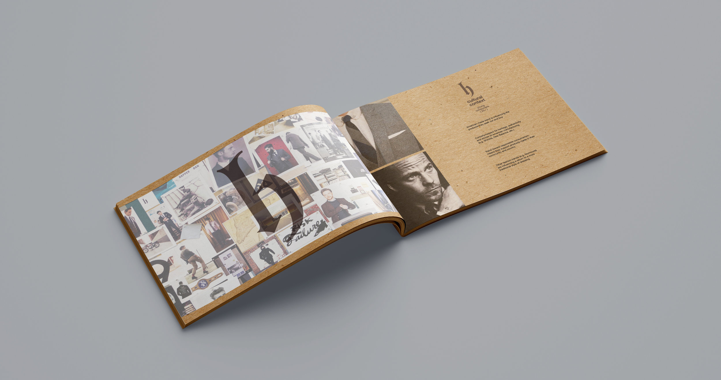h brand book design