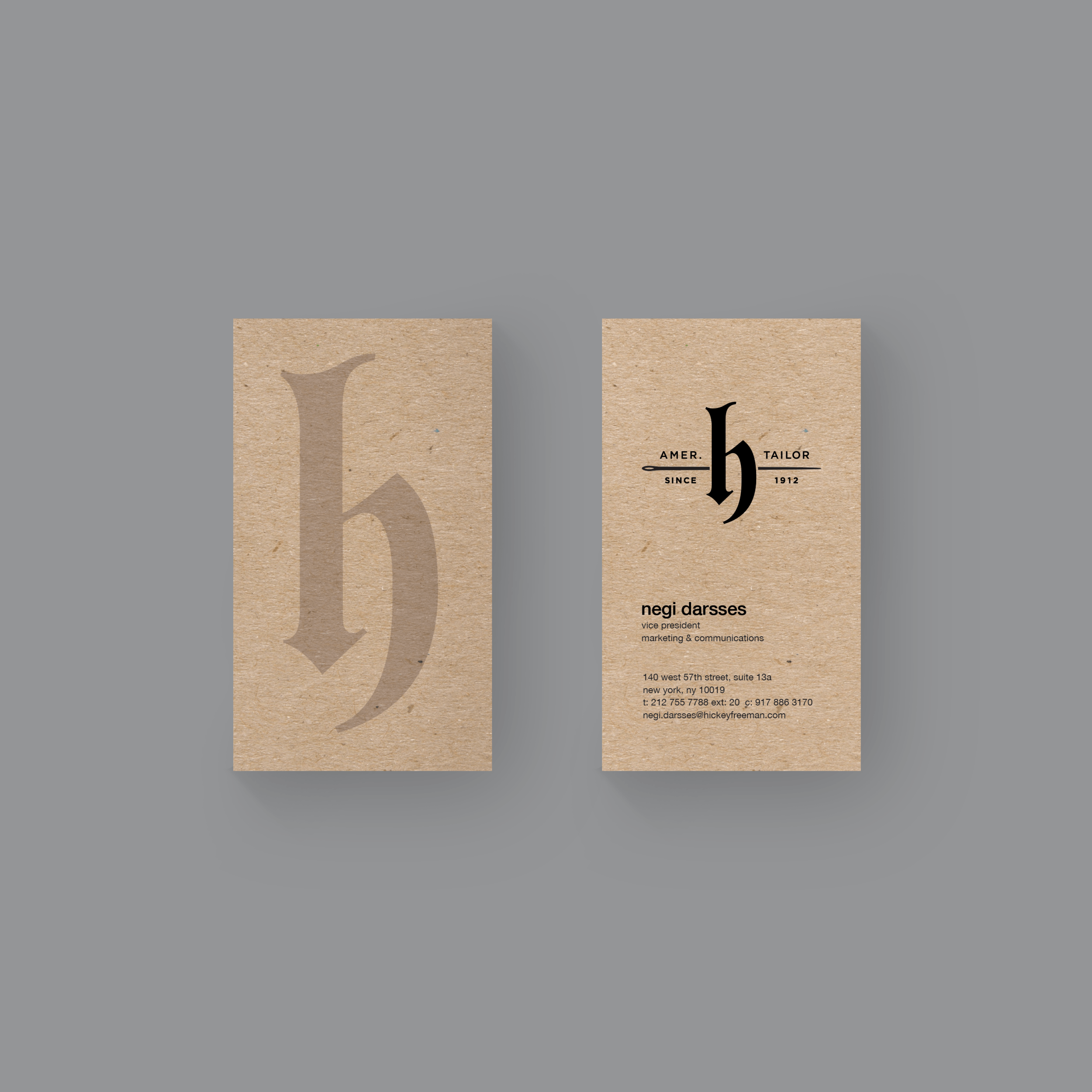 h Business Card design