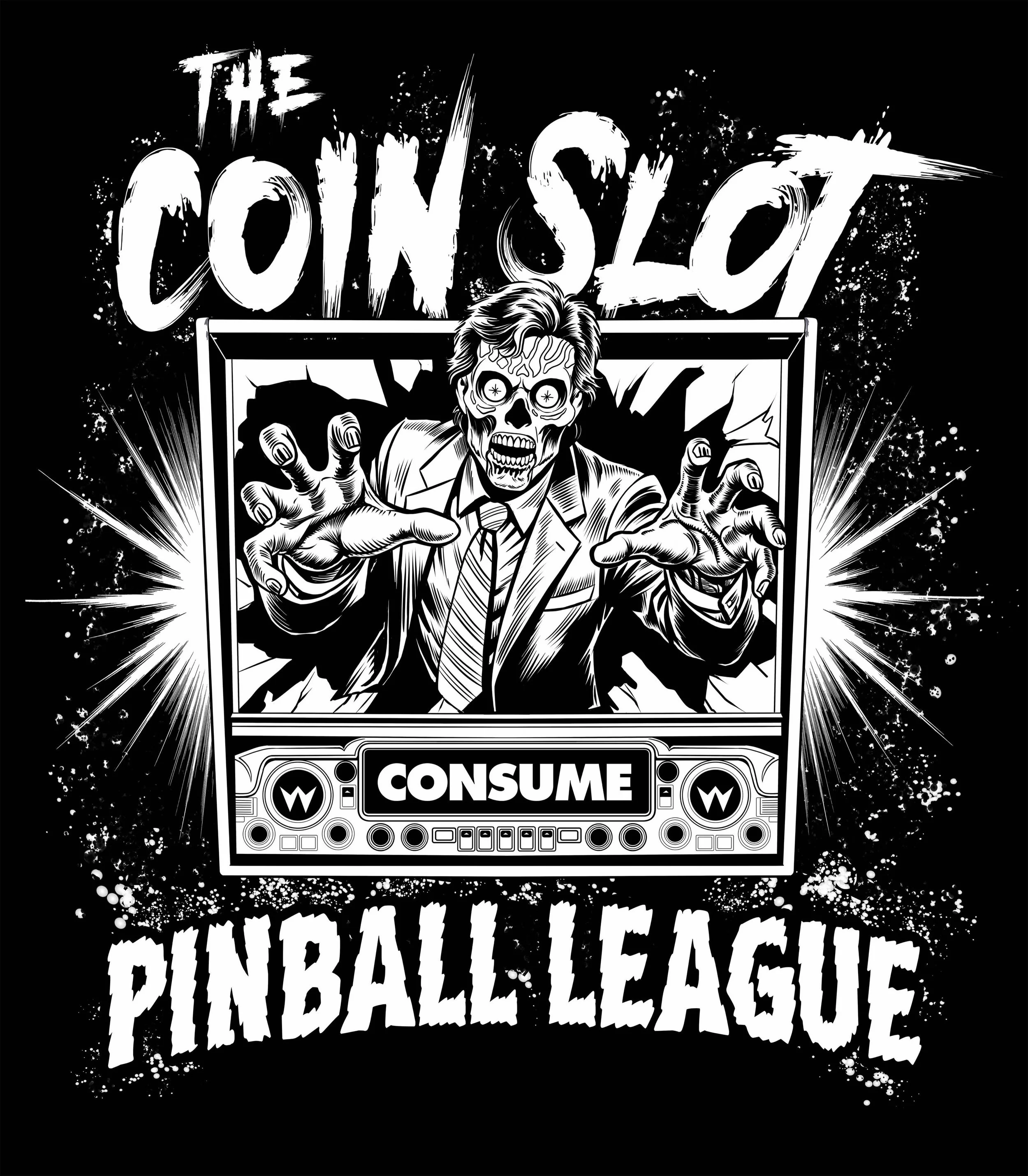 LAST CALL: Today is the cutoff for early bird sign-up for league! As a reminder, if you sign up by the end of the day today the $100 league membership includes a custom league tee (with this sweet @turbo_annihilator graphic) and 7 @thecoinslottc free