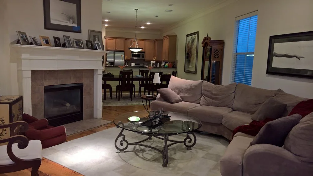 My living room, dining room, and kitchen. All to myself. Houston, Texas. August 2016.