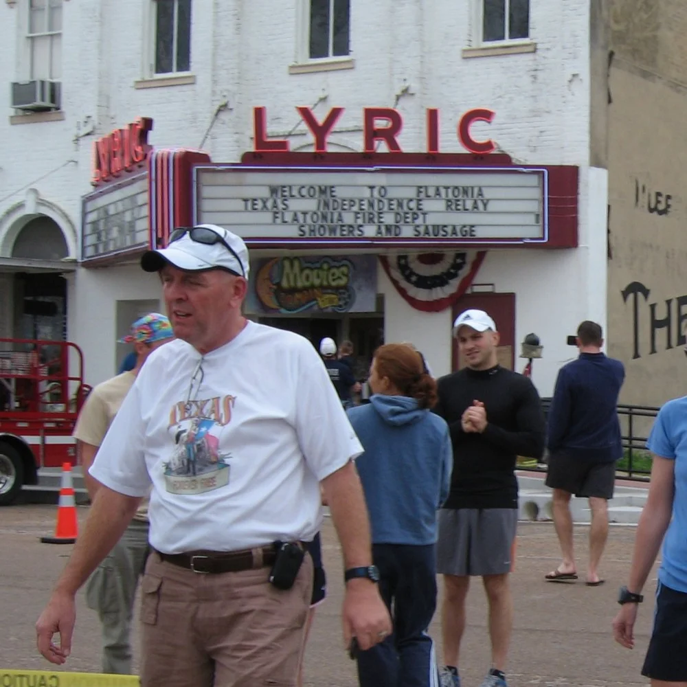 Theater in rural Texas that I photographed during the Texas Independence Relay. March 2010.