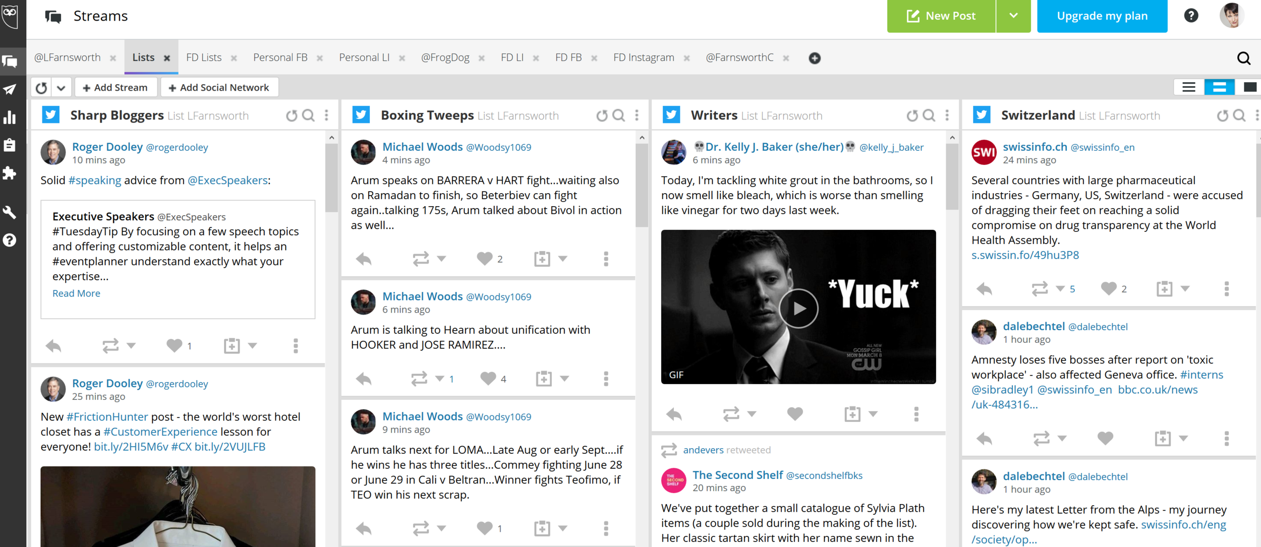 Twitter vs. Facebook