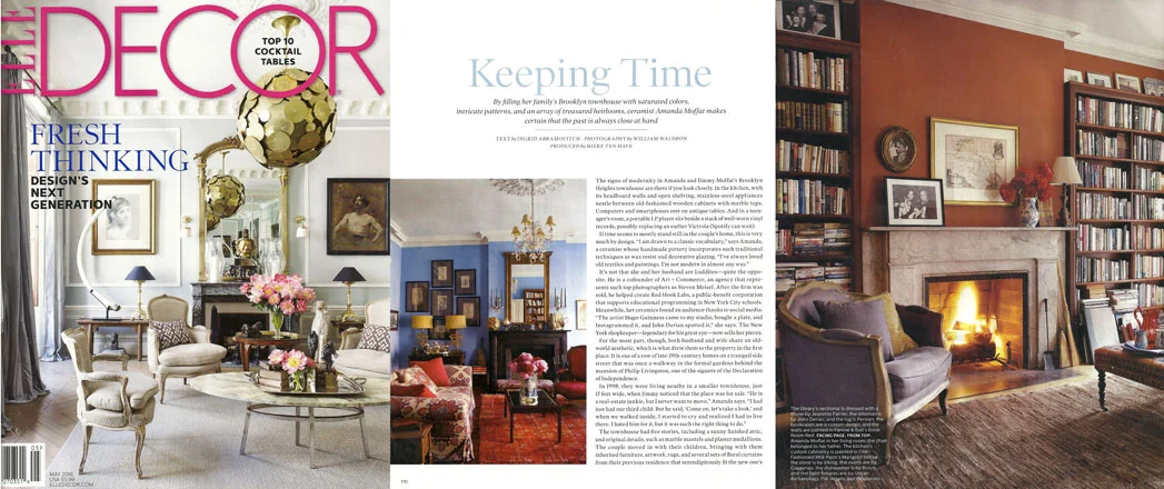 Elle Decor, ‘Keeping Time’