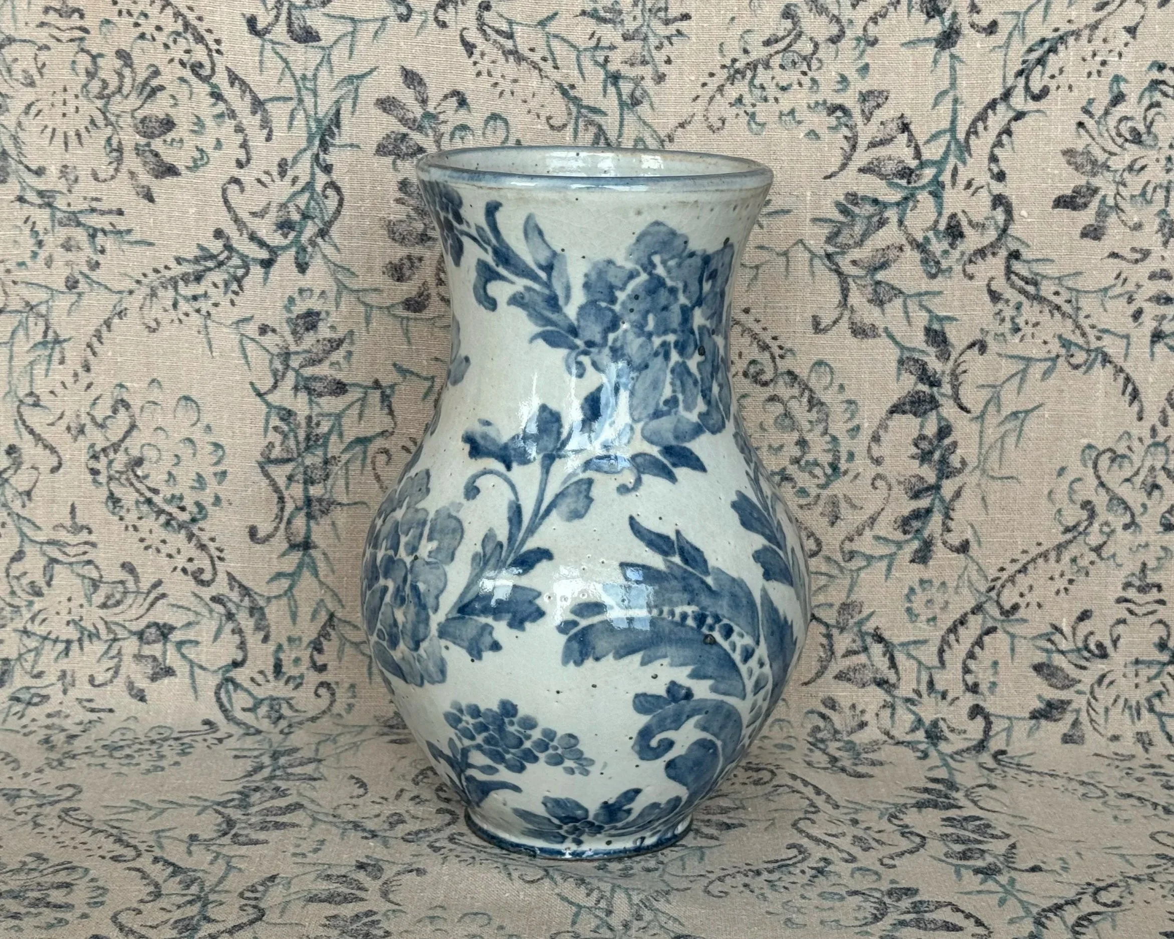 Indigo Collection Large Curvy Vase #5
