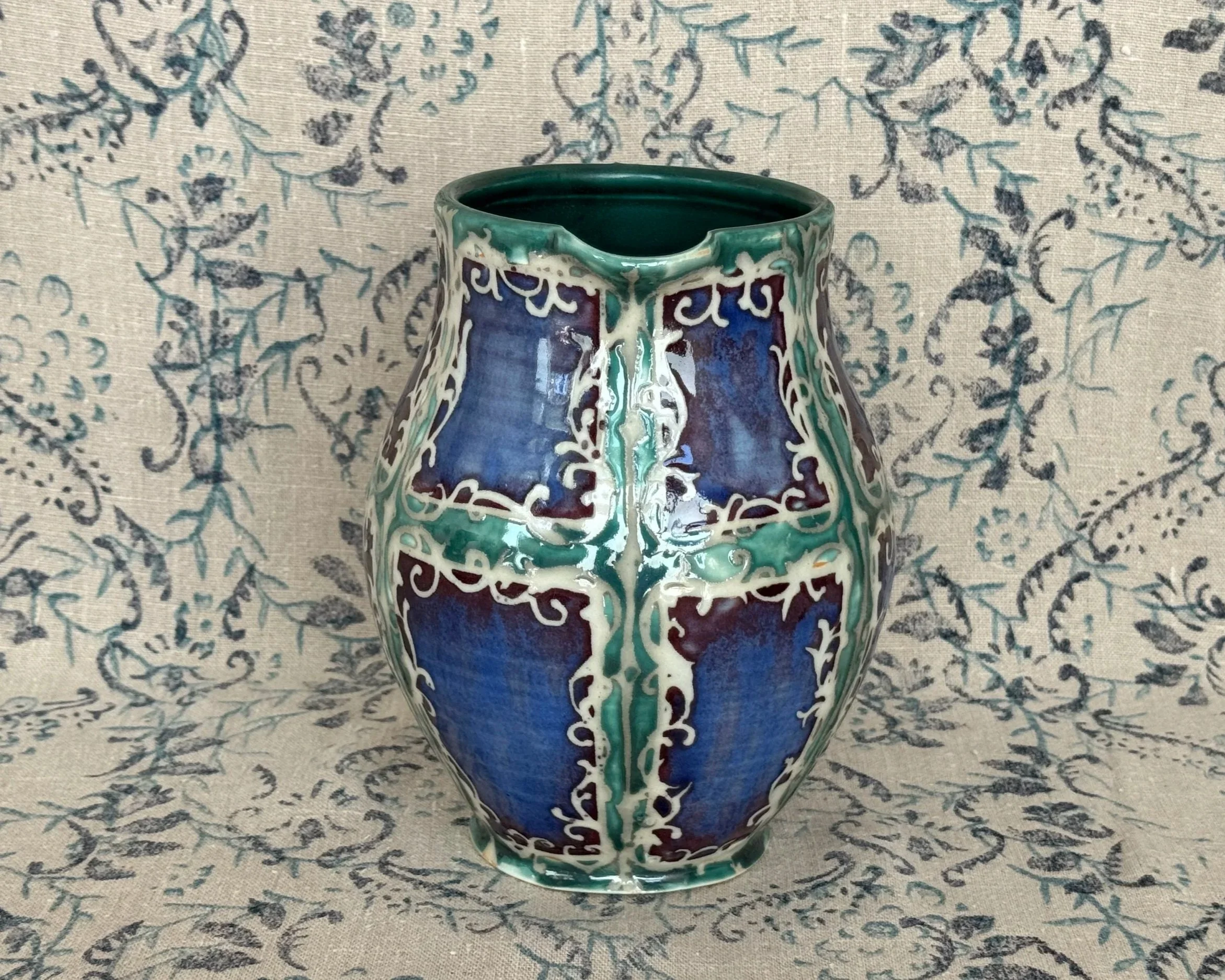 Painted Porcelain Pitcher #1