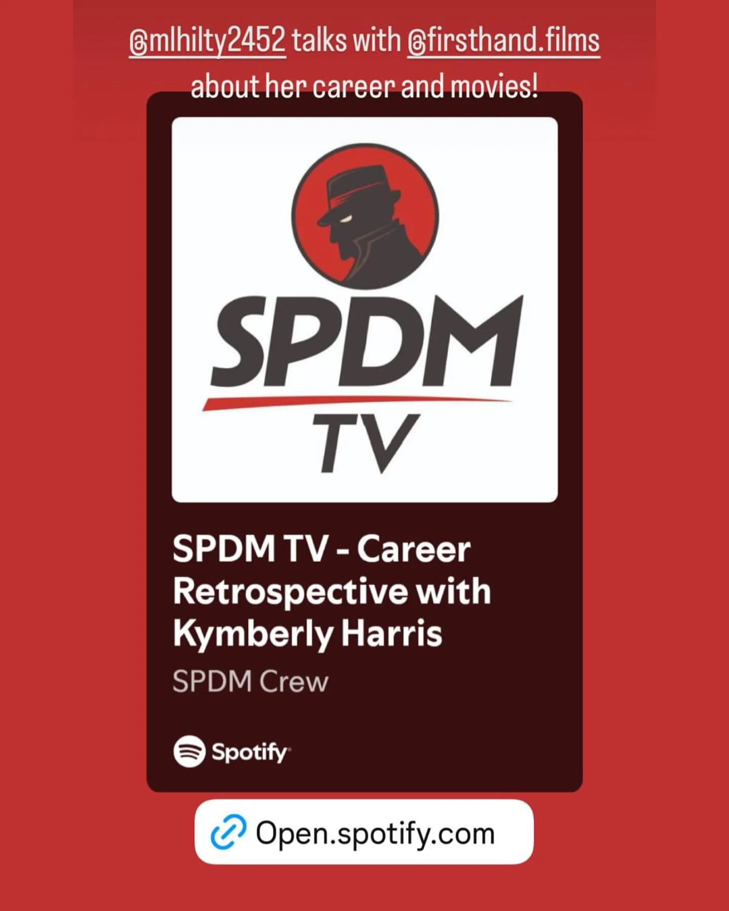 Got to share some inside thoughts about my filmmaking process with @mlhilty2452 and @spdmcrew on @spotify. He had watched three of my films and had given them real thought, which made for such an engaging come. Please give a listen and your thoughts 