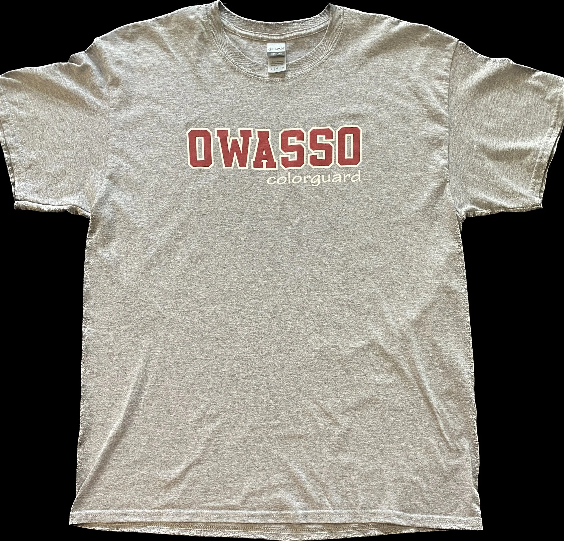 Short-sleeved T-shirt (White or Charcoal Gray)