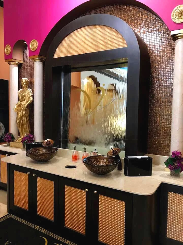 Custom Waterfall Vanity - Venetian Nail Spa, Legacy West
