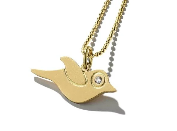 Gold Bird Necklace