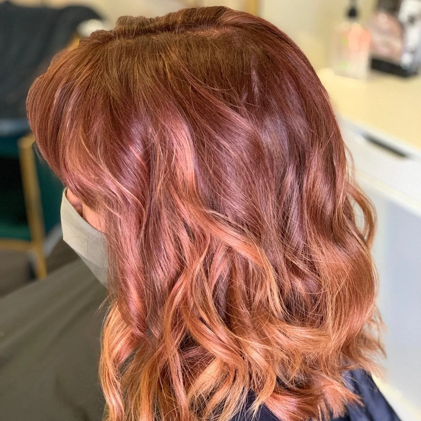 Red balayage🔥🔥🔥🔥I loved the way this turned out❤️❤️ #graycoverage #redhotbalayage #balayage #newclient #alphaparfcolor #alphaparfusa
