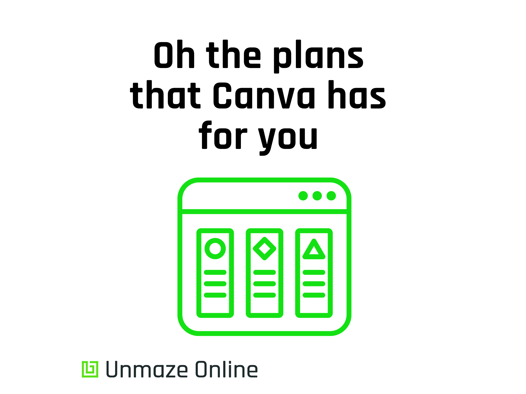 Canva and its many plans to choose from