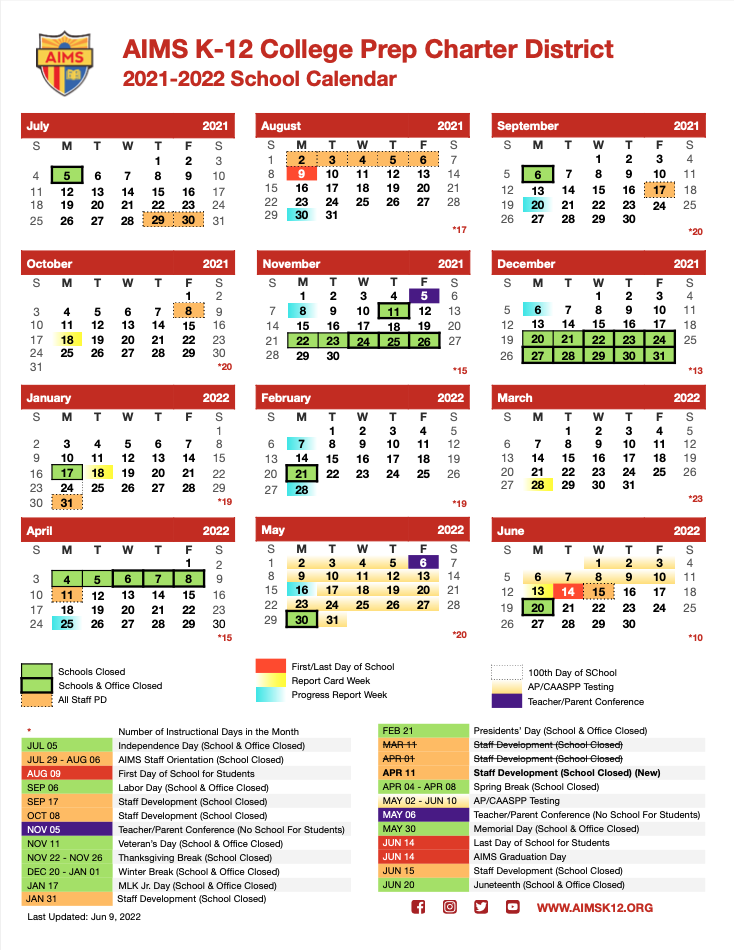 Academic Calendar ~ MAIN CAMPUS ~ Summer 2021, Fall 2021, Spring 2022 -  Bacone College
