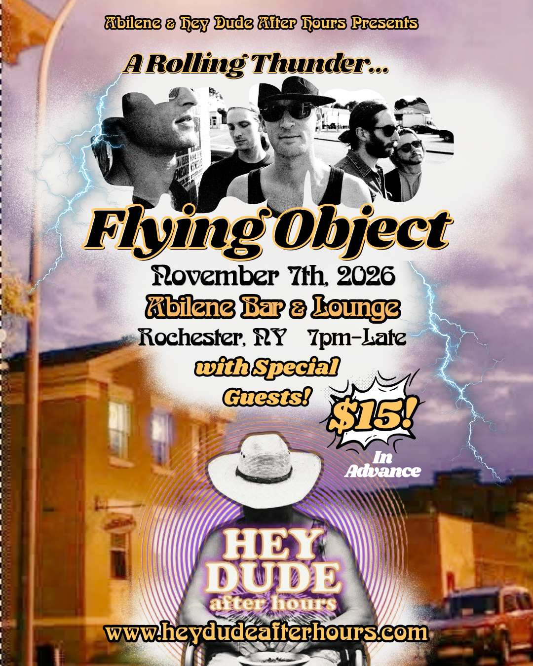 Flying Object W.S.G. - Celebrating Abilene Bar & Lounge
