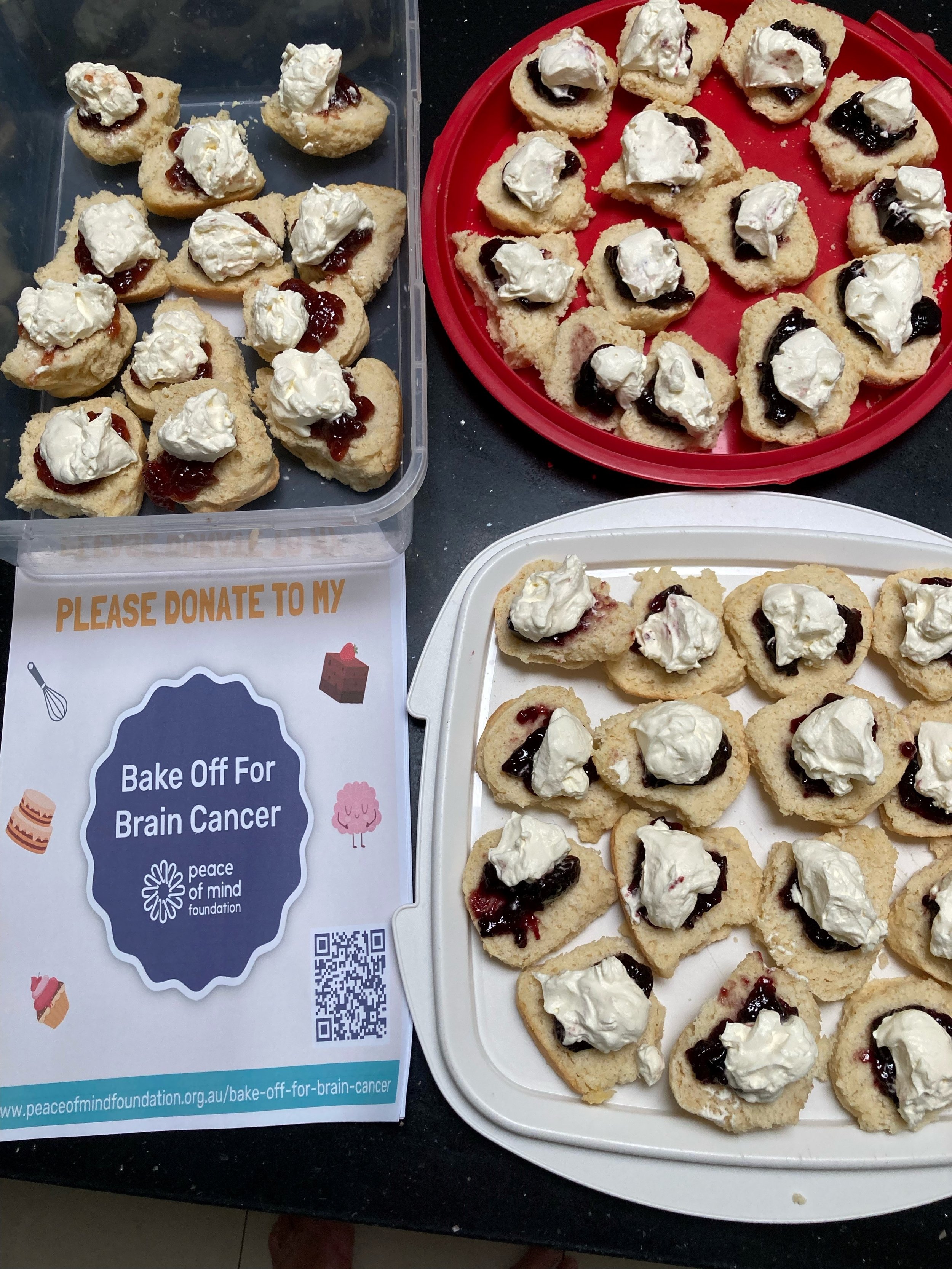 Undercroft Bridge club enjoy the baking !