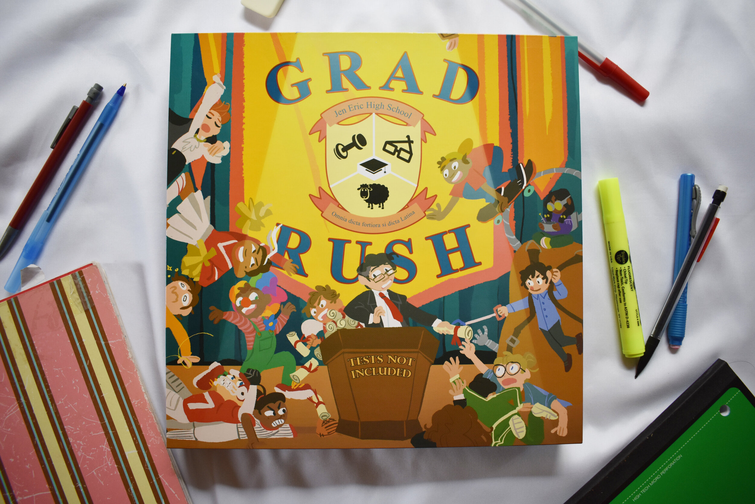 Grad Rush board game