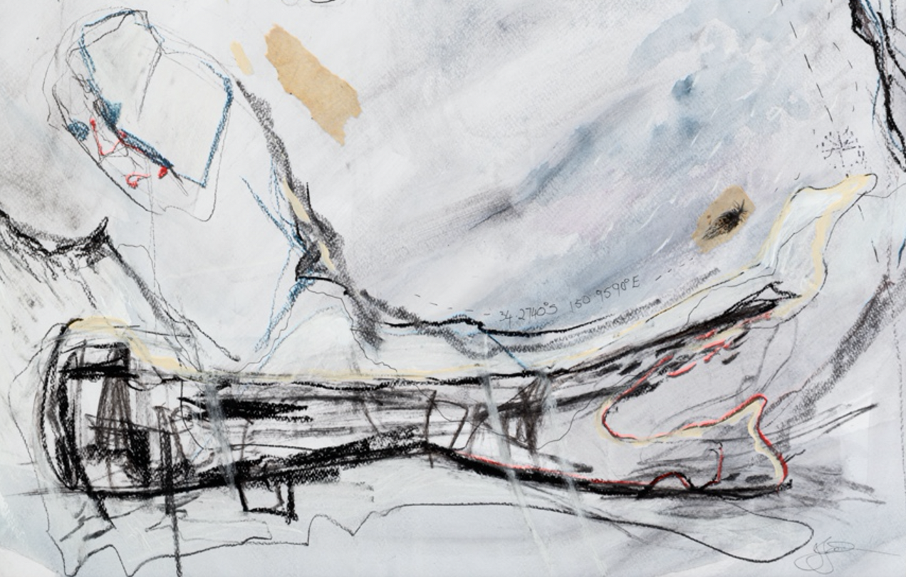 LORE: Art in Progress: Interactive Charcoal Mark-Making Happening with Artist Jennifer Jackson and Curator Virginia Settre