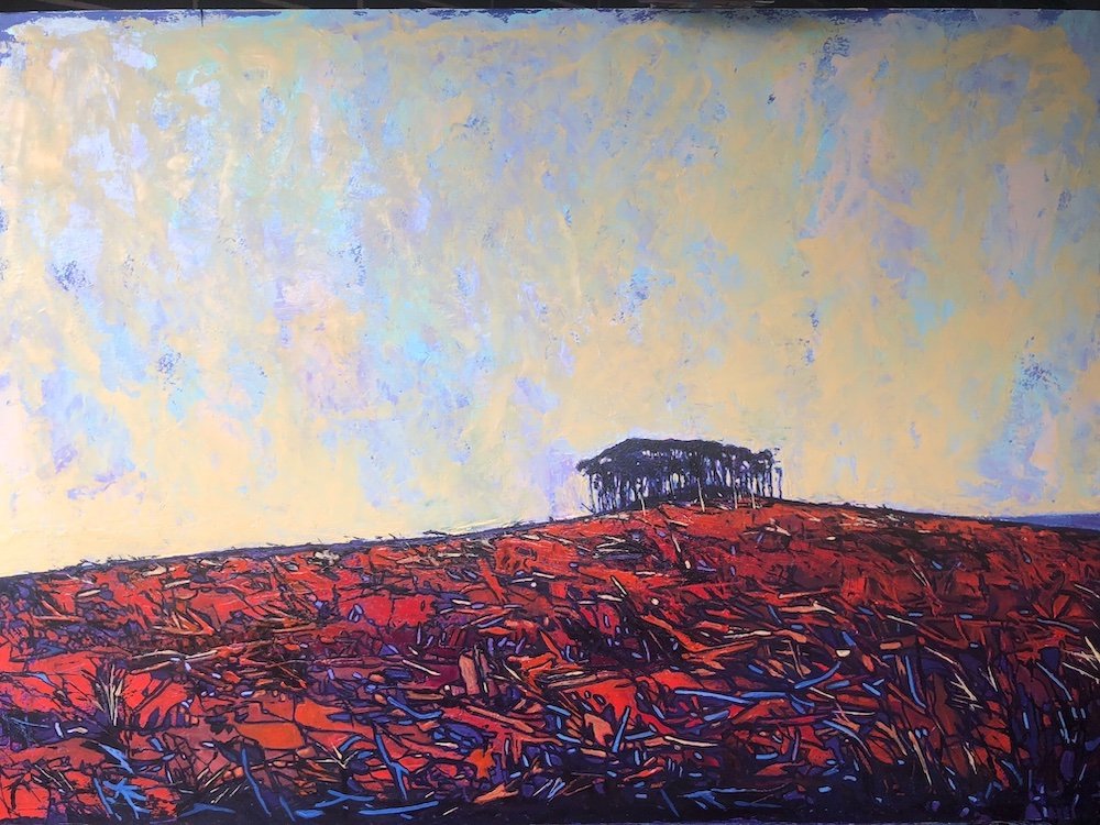 'The Clearing'  acrylic on canvas 1.2m x 0.6m.jpg