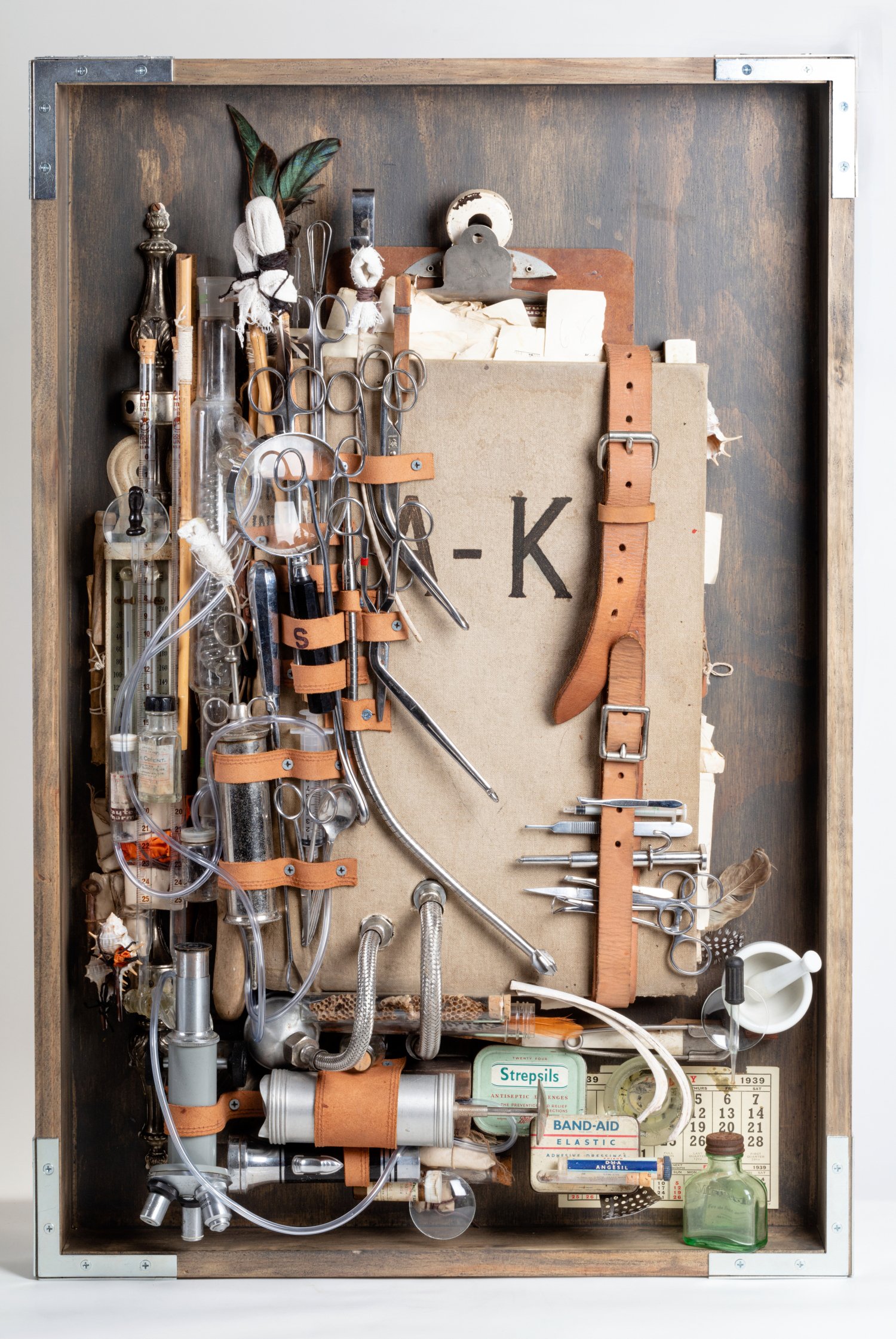 Doctors Notes, 2020, Mixed Media Assemblage, 90 x 60 x 20 cm.jpg