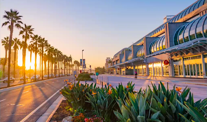 San Diego Convention Center in Usual and Unusual times