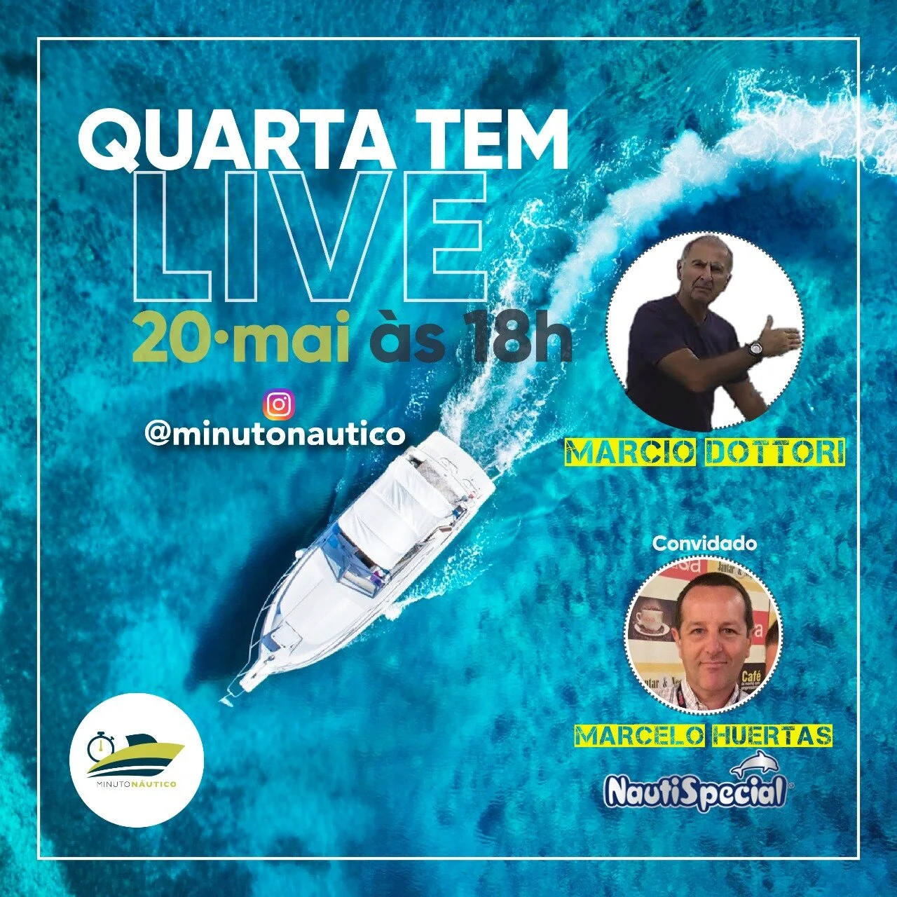 Live no Minuto Náutico