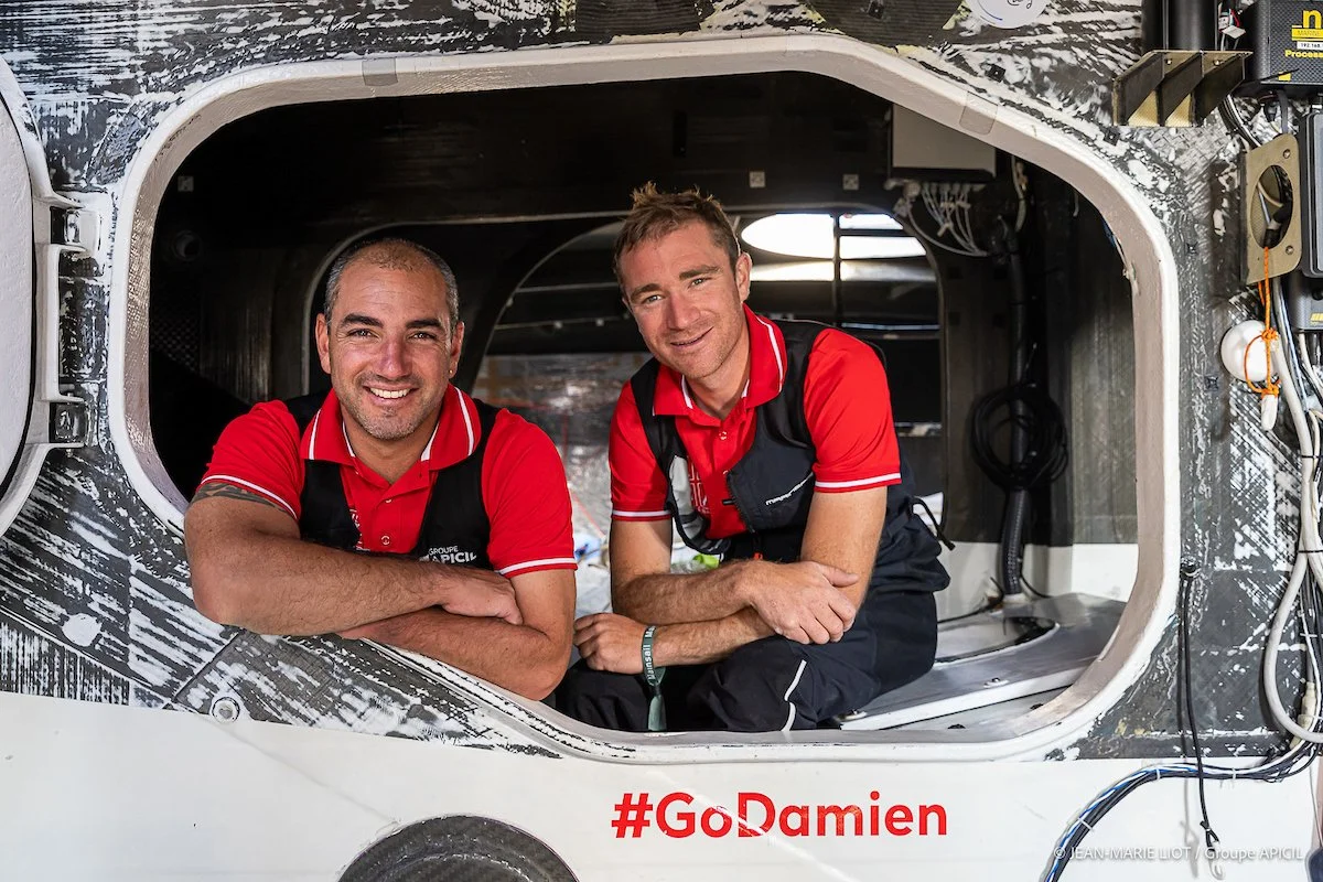 Damien Seguin e Benjamim Deutreux. Foto: Jean-Marie Liot