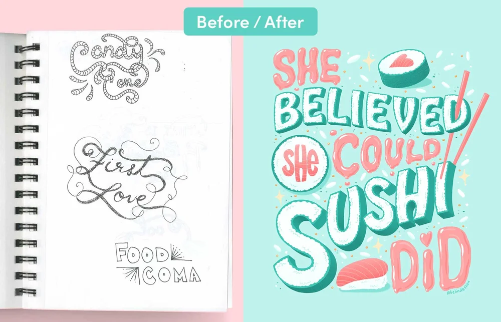 Back-to-school germs and 3 ways to improve your lettering — Belinda ...