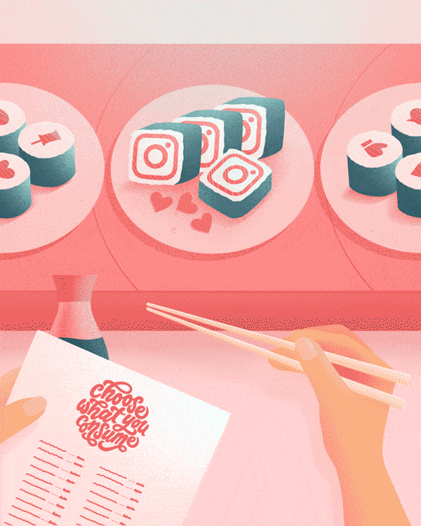 Choose What You Consume Editorial Illustration
