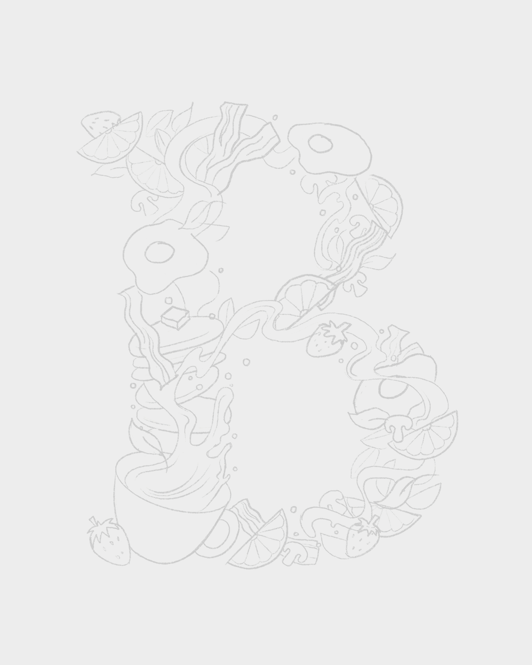 How to Draw an Illustrated Letter in Procreate — Belinda Lettering