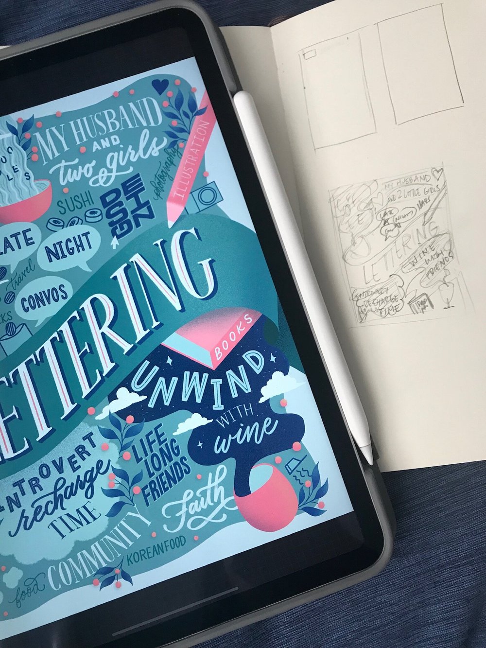 Favorite Things Lettering Poster — Belinda | Lettering Artist and ...