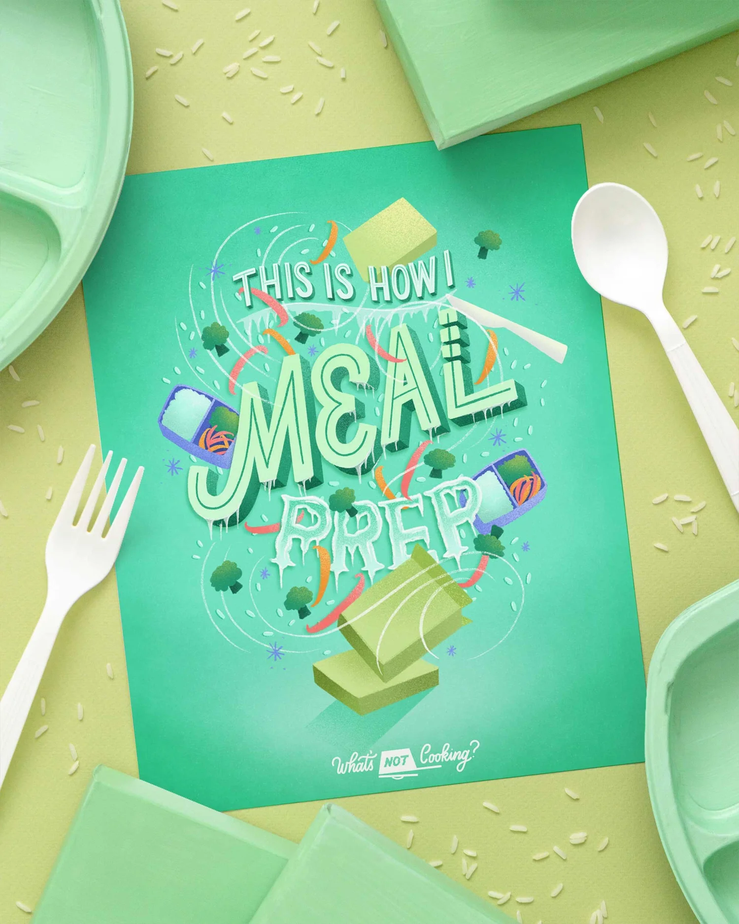 What’s Not Cooking? Food Lettering Series — Belinda | Lettering Artist ...
