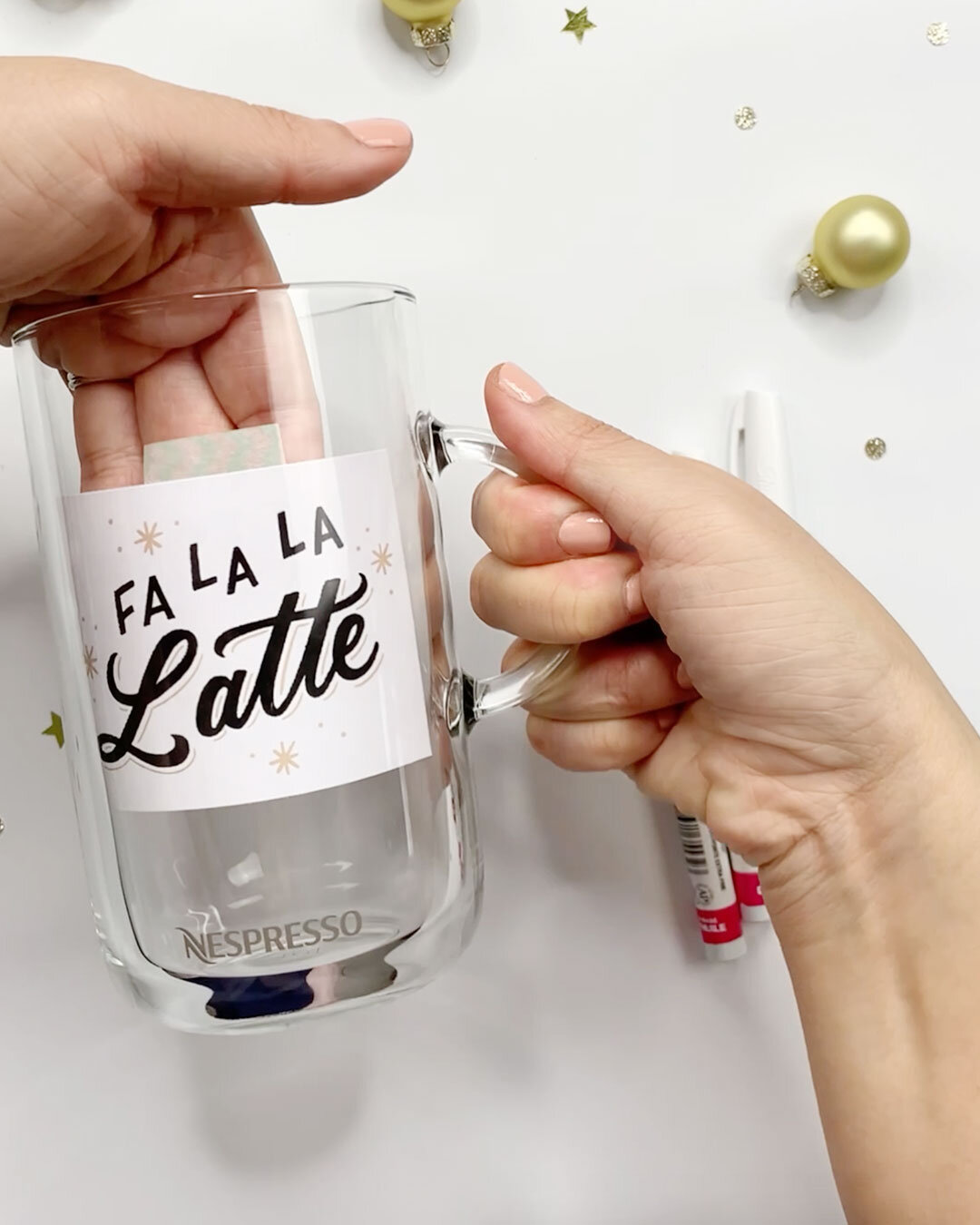 How to Hand Letter on a Glass Mug the Easy Way — Belinda