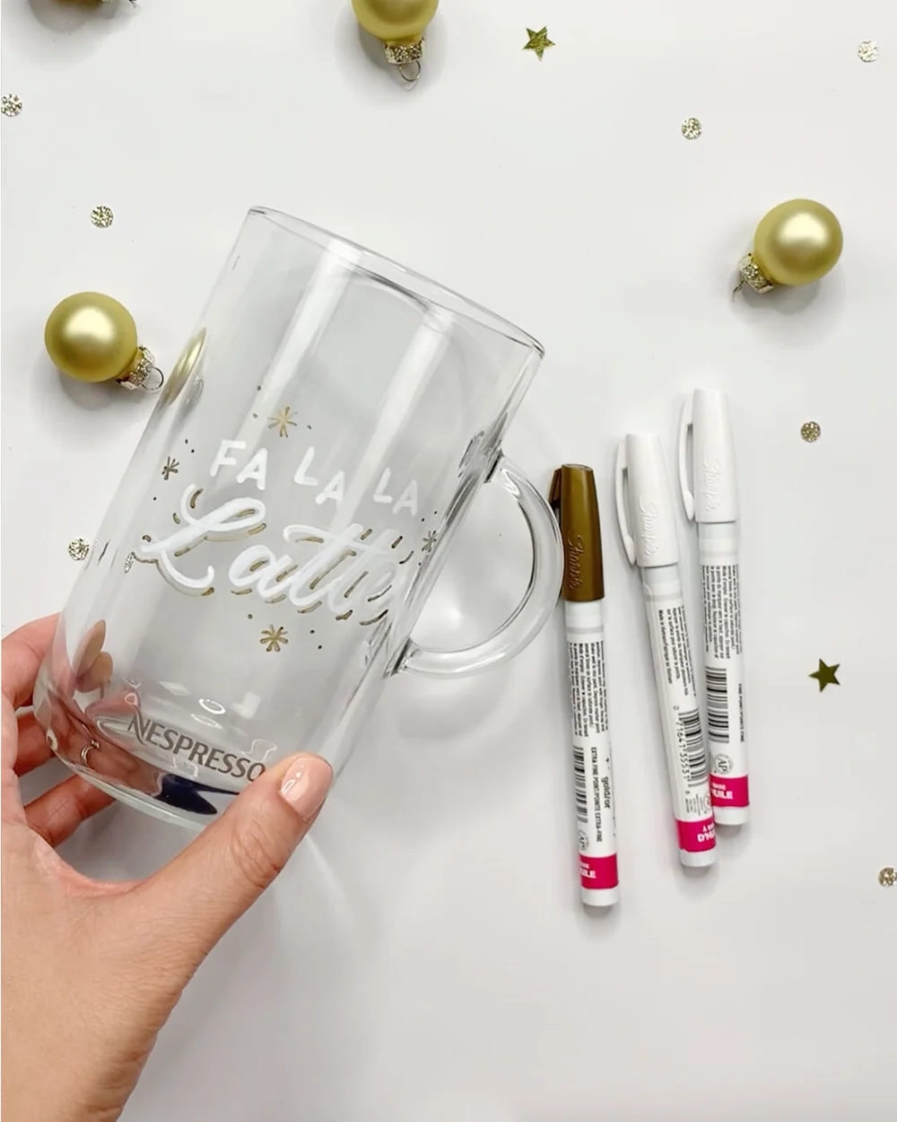 How to Hand Letter on a Glass Mug the Easy Way — Belinda | Lettering ...