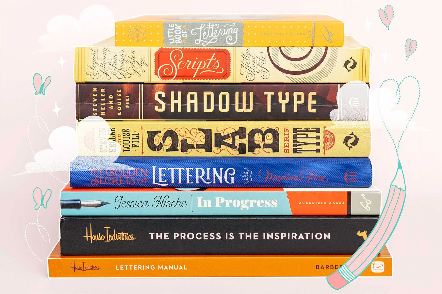 8 favorite hand lettering books for beginners