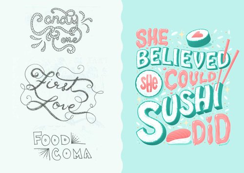 500 Lettering Back-to-school germs and 3 ways to improve your lettering — Belinda ...