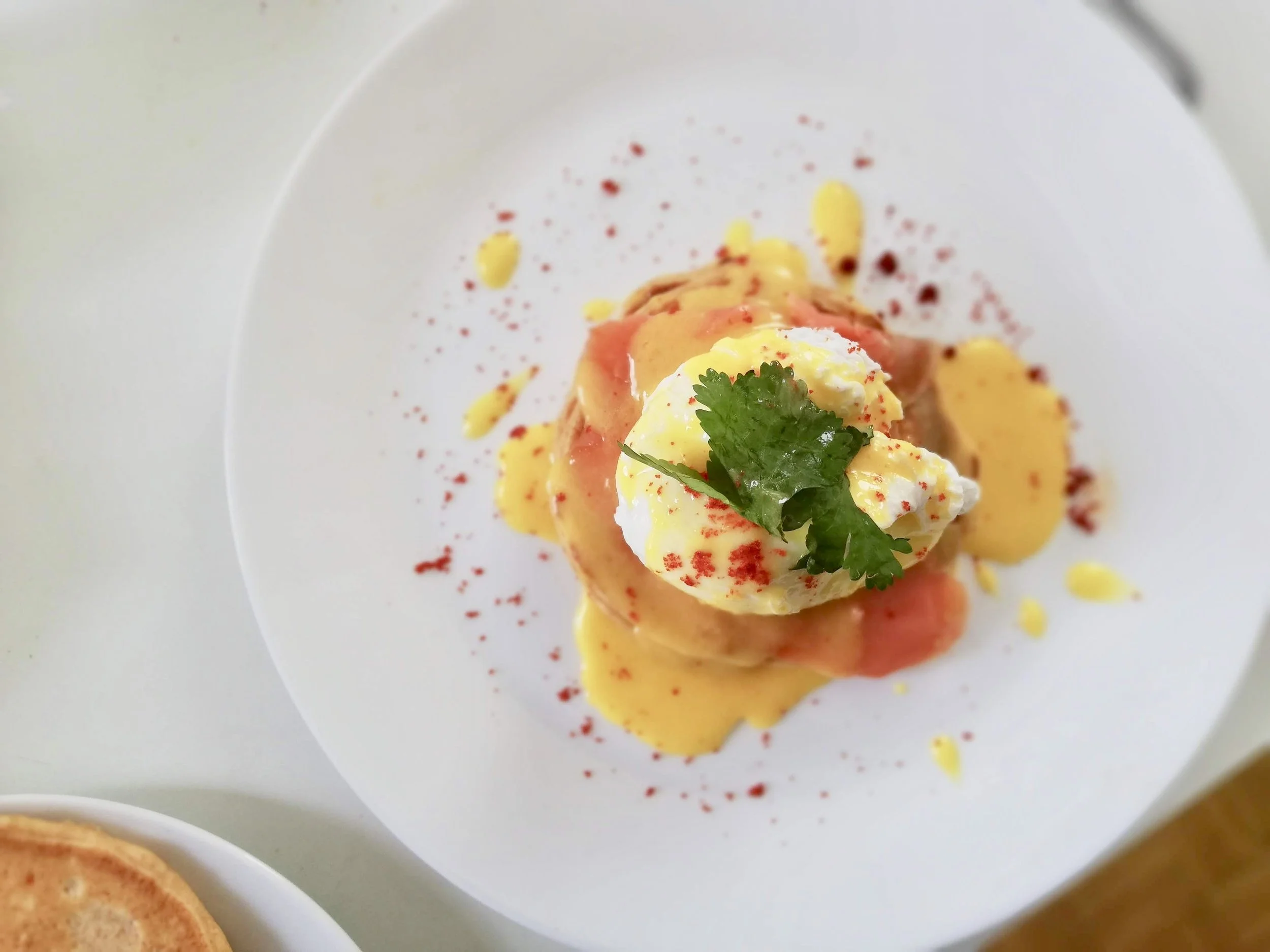 Crepes aux Oeufs Benedict au Saumon