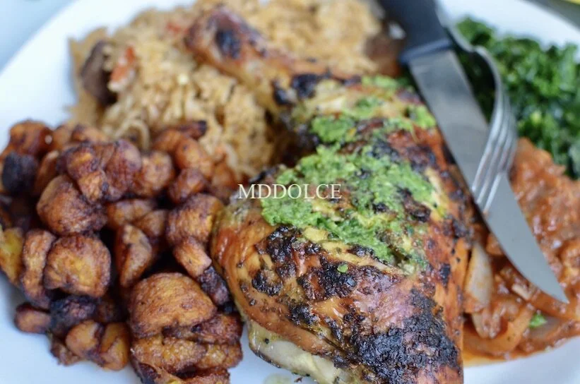 La base: poulet braisé - barbecue chicken 