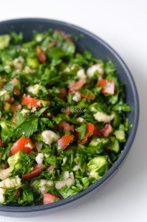 Easy Tabouleh Salad (Parsley Salad)