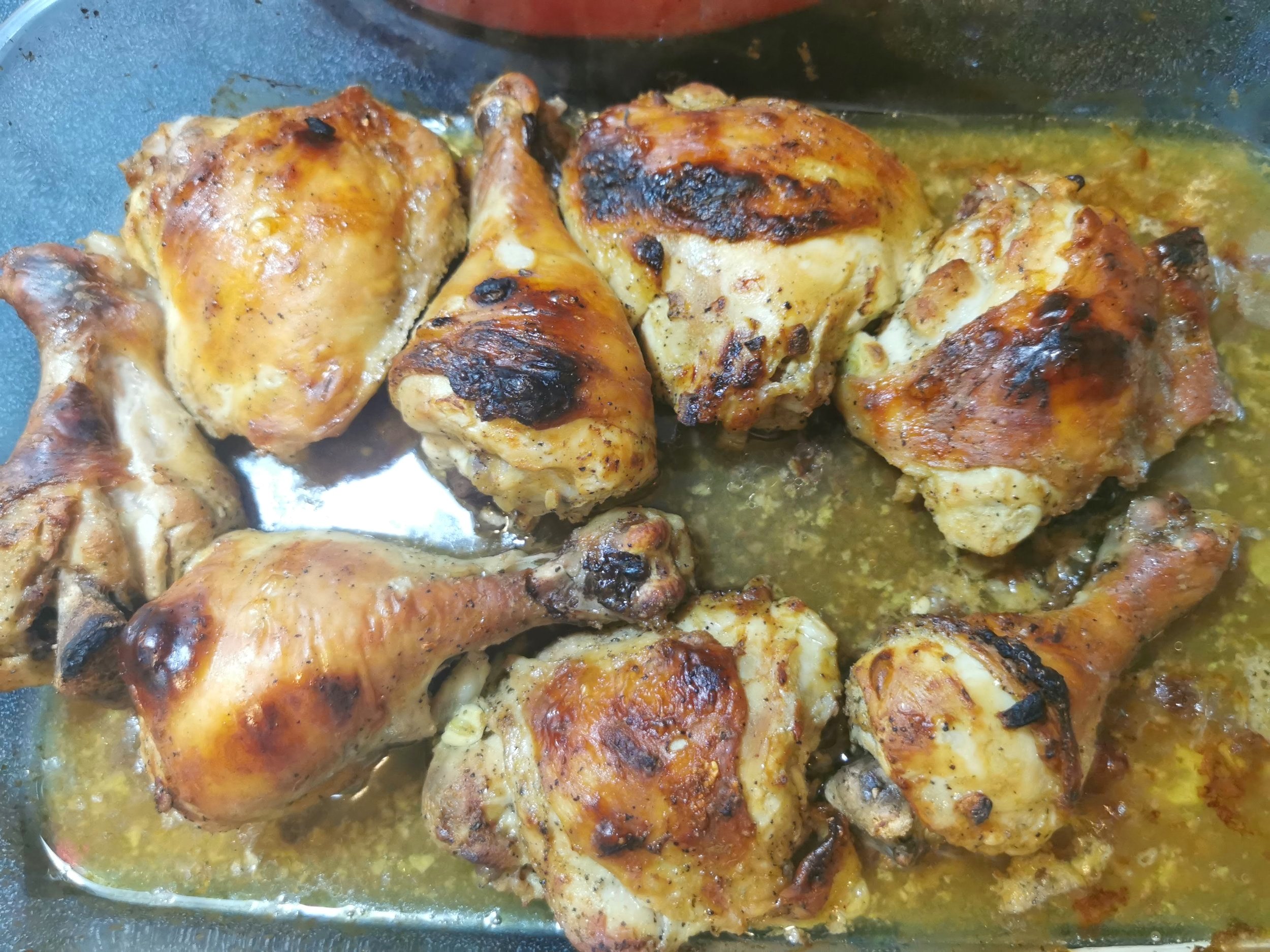 baked chicken for yassa poulet
