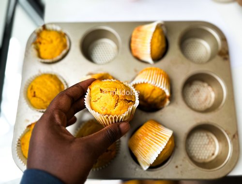 Easy Moist and Fluffy Vintage Pumpkin Muffins