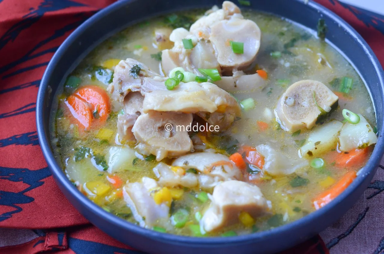 Easy Cow Foot/Cow Heel Soup (Soup Yell) — MDDOLCE by Néné