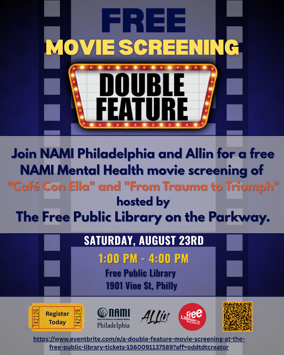 A “DOUBLE FEATURE” Movie Screening at the Free Public Library