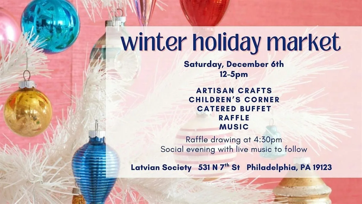 Latvian Society Winter Holiday Market