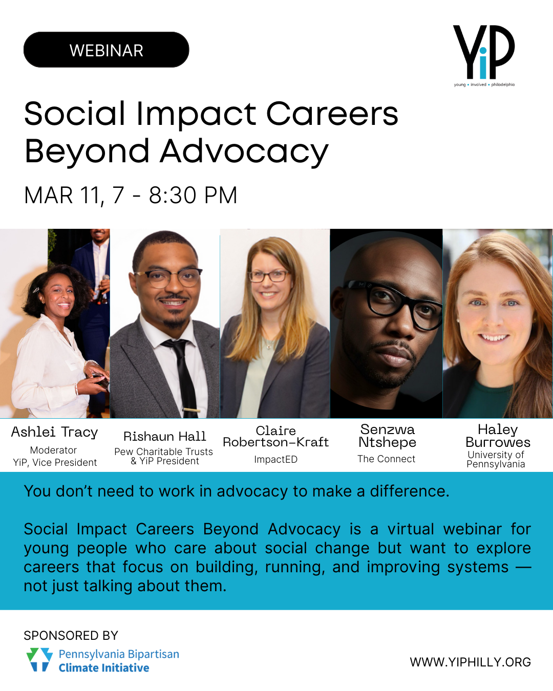 Social Impact Careers Beyond Advocacy (Virtual)